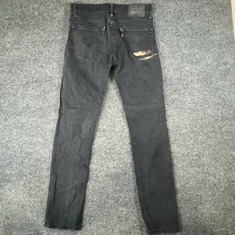Levi's 511 Slim Fit Jeans Men's‎ W32 L31 Black Stretch Denim Mexico Read